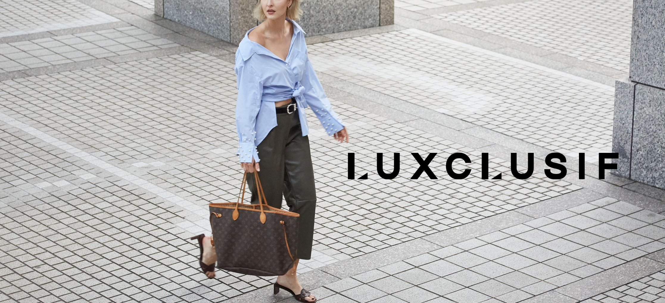 Luxclusif brand page banner